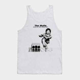 The Muffs Saves Me // pencil sketch Tank Top